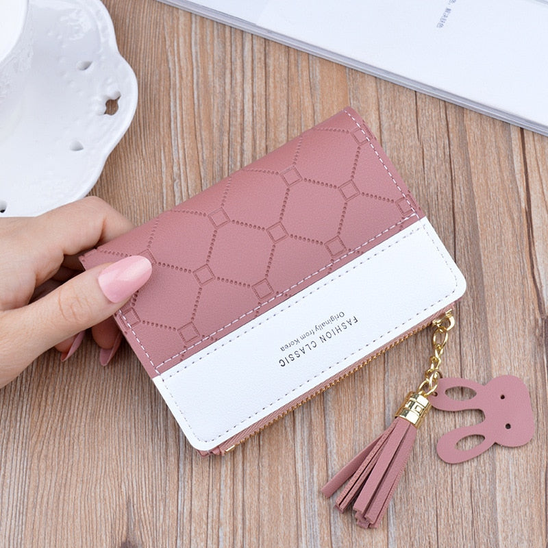 Fashion Women's Pu Leather Long Wallets Sequins Patchwork Glitter Wallet  Coin Purse Female Wallets Girls Gifts Wholesale - AliExpress